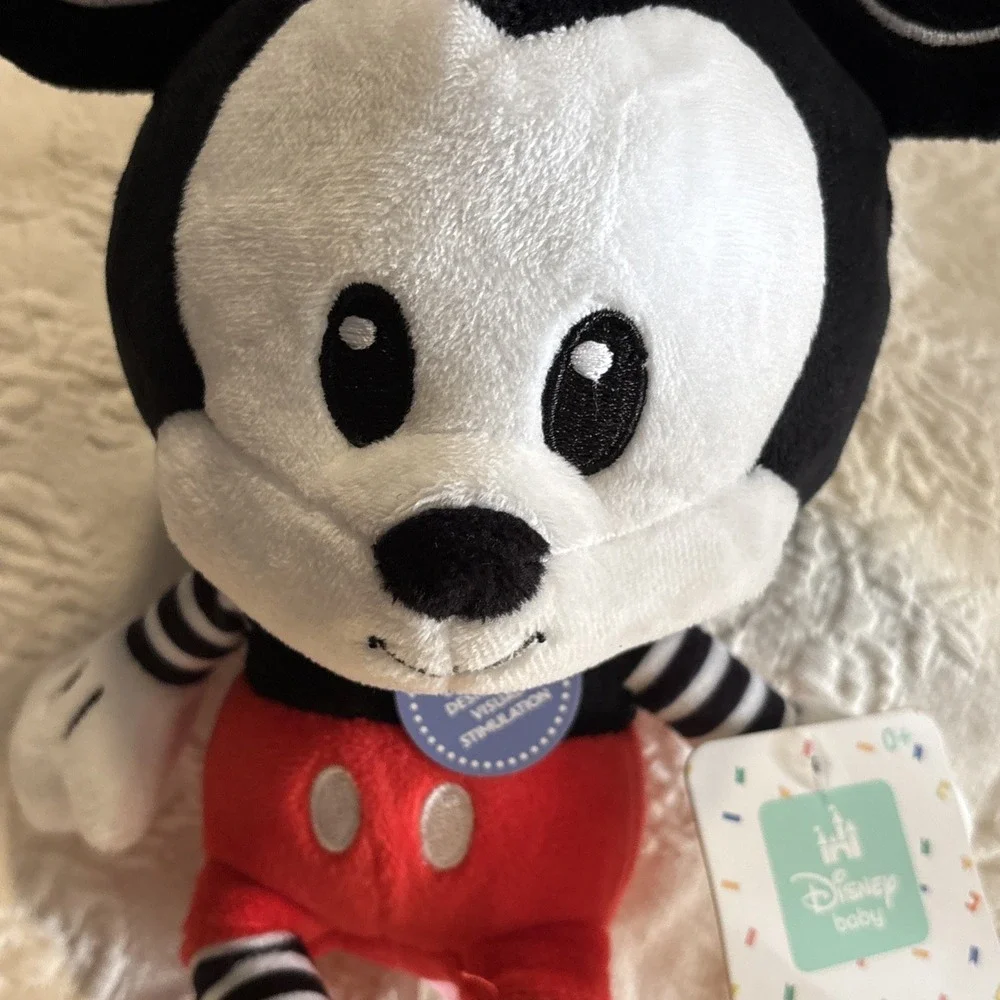 Kids Preferred Disney Baby Mickey & Minnie Mouse Plush Stuffed Animal Crinkle
